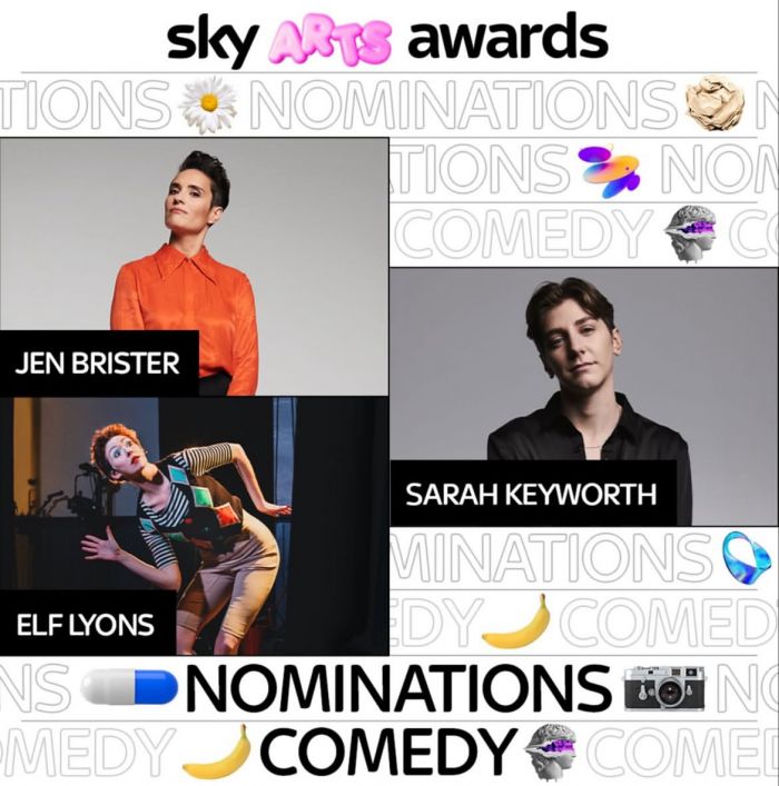 Jen Brister nominated for Sky Arts Awards